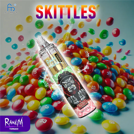 Tornado 7000 Vape Skittles aromatisierte elektronische Zigarette
